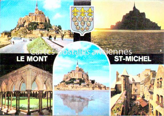 Cartes postales anciennes > CARTES POSTALES > carte postale ancienne > cartes-postales-ancienne.com Manche 50 Le Mont Saint Michel
