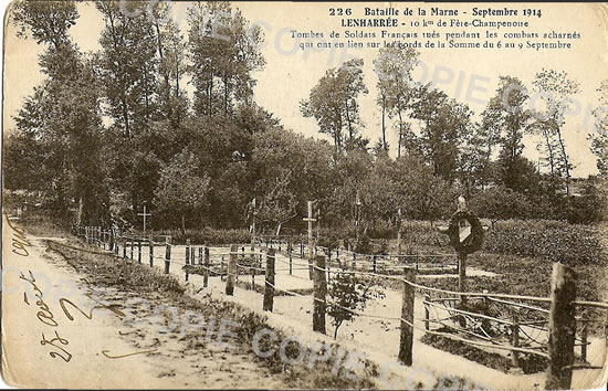 Cartes postales anciennes > CARTES POSTALES > carte postale ancienne > cartes-postales-ancienne.com Grand est Marne Lenharree