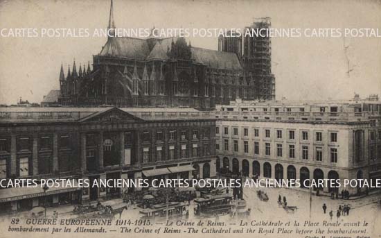 Cartes postales anciennes > CARTES POSTALES > carte postale ancienne > cartes-postales-ancienne.com Grand est Marne Reims