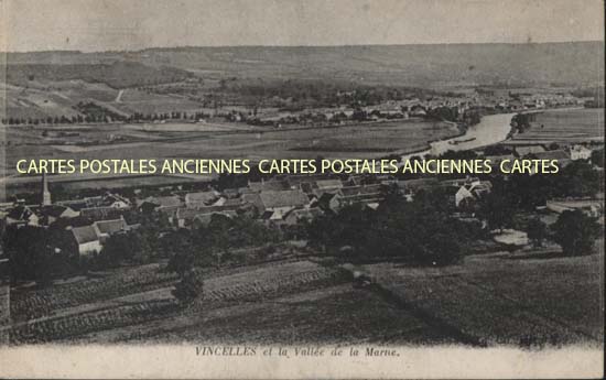 Cartes postales anciennes > CARTES POSTALES > carte postale ancienne > cartes-postales-ancienne.com Grand est Marne Vincelles