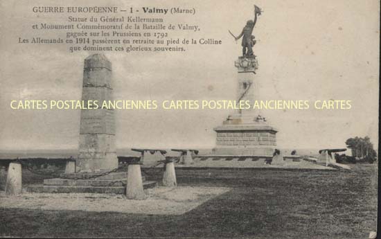 Cartes postales anciennes > CARTES POSTALES > carte postale ancienne > cartes-postales-ancienne.com Grand est Marne Valmy