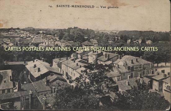 Cartes postales anciennes > CARTES POSTALES > carte postale ancienne > cartes-postales-ancienne.com Grand est Marne Sainte Menehould