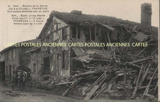 Cartes postales anciennes > CARTES POSTALES > carte postale ancienne > cartes-postales-ancienne.com Grand est Marne Favresse