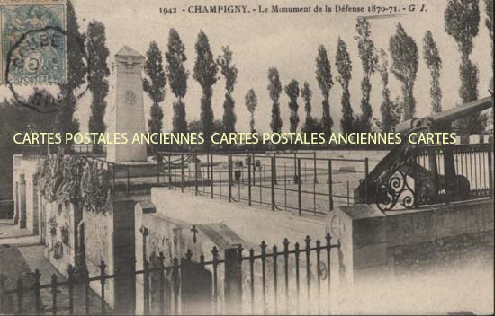 Cartes postales anciennes > CARTES POSTALES > carte postale ancienne > cartes-postales-ancienne.com Grand est Marne Champigny