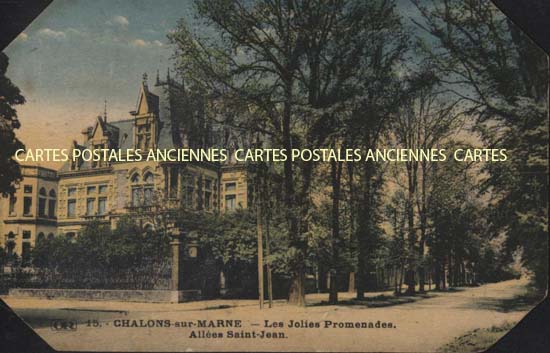Cartes postales anciennes > CARTES POSTALES > carte postale ancienne > cartes-postales-ancienne.com Grand est Marne Chalons-en-Champagne