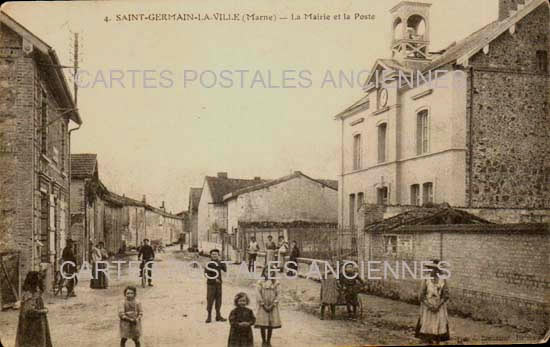 Cartes postales anciennes > CARTES POSTALES > carte postale ancienne > cartes-postales-ancienne.com Grand est Marne Sainte Gemme