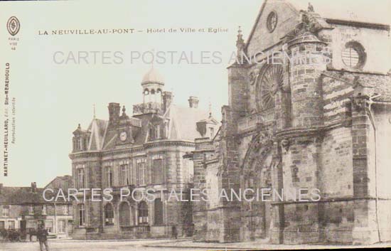 Cartes postales anciennes > CARTES POSTALES > carte postale ancienne > cartes-postales-ancienne.com Grand est Marne La Neuville Au Pont