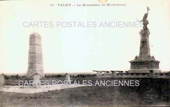 Cartes postales anciennes > CARTES POSTALES > carte postale ancienne > cartes-postales-ancienne.com Grand est Marne Valmy