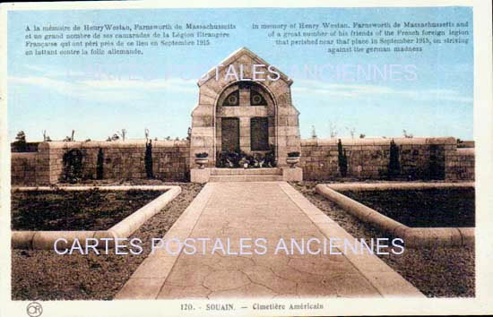 Cartes postales anciennes > CARTES POSTALES > carte postale ancienne > cartes-postales-ancienne.com Grand est Marne Souain Perthes Les Hurlus