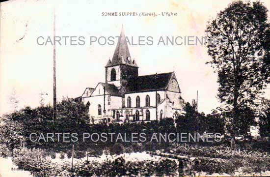 Cartes postales anciennes > CARTES POSTALES > carte postale ancienne > cartes-postales-ancienne.com Grand est Marne Somme Suippe