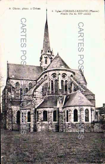 Cartes postales anciennes > CARTES POSTALES > carte postale ancienne > cartes-postales-ancienne.com Grand est Marne Orbais-l'Abbaye