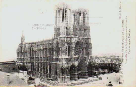 Cartes postales anciennes > CARTES POSTALES > carte postale ancienne > cartes-postales-ancienne.com Grand est Marne Reims