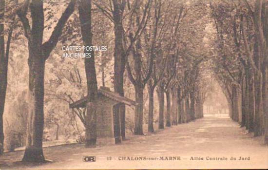 Cartes postales anciennes > CARTES POSTALES > carte postale ancienne > cartes-postales-ancienne.com Grand est Marne Chalons-en-Champagne