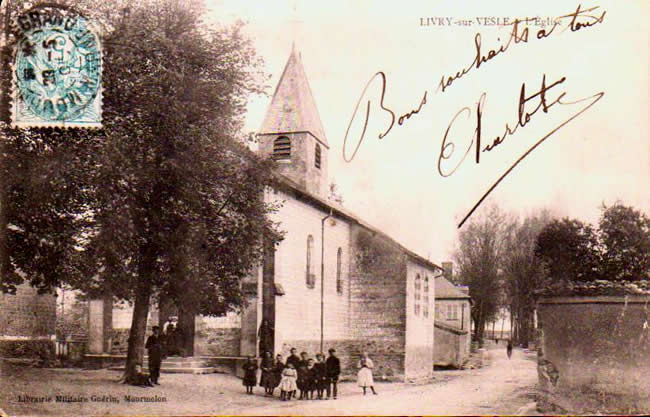 Cartes postales anciennes > CARTES POSTALES > carte postale ancienne > cartes-postales-ancienne.com Grand est Marne Livry Louvercy