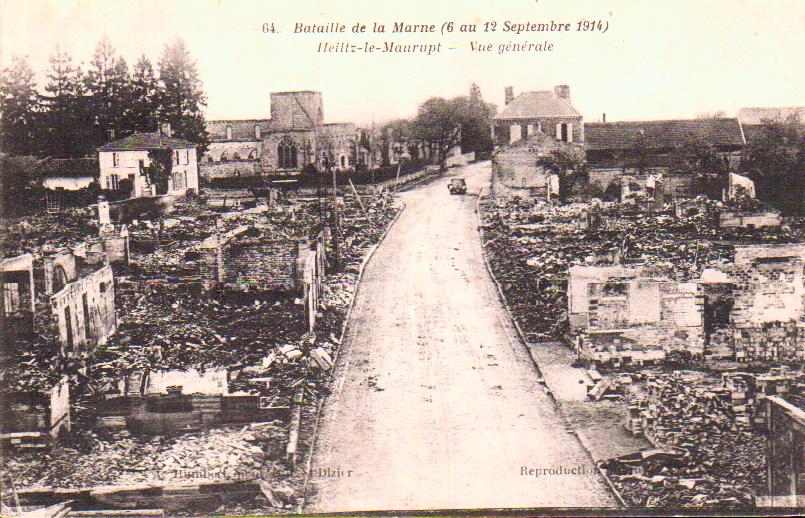 Cartes postales anciennes > CARTES POSTALES > carte postale ancienne > cartes-postales-ancienne.com Grand est Marne Heiltz Le Maurupt