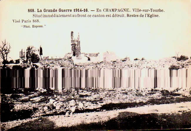 Cartes postales anciennes > CARTES POSTALES > carte postale ancienne > cartes-postales-ancienne.com Grand est Ville Sur Tourbe