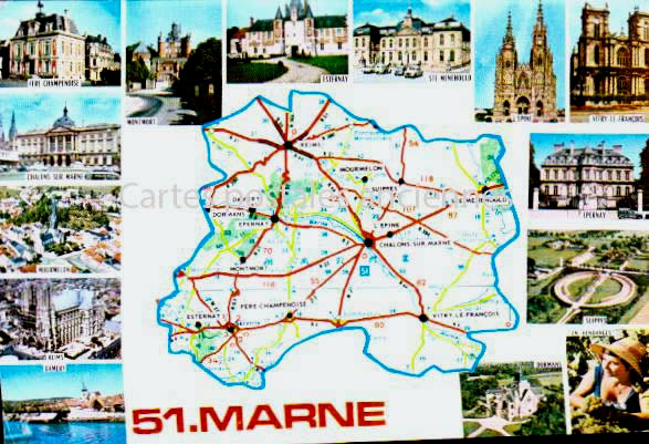 Cartes postales anciennes > CARTES POSTALES > carte postale ancienne > cartes-postales-ancienne.com Grand est Marne Chalons-en-Champagne