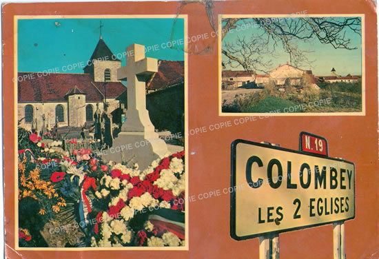Cartes postales anciennes > CARTES POSTALES > carte postale ancienne > cartes-postales-ancienne.com Grand est Haute marne Colombey Les Deux Eglises