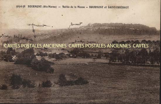 Cartes postales anciennes > CARTES POSTALES > carte postale ancienne > cartes-postales-ancienne.com Grand est Haute marne Bourmont