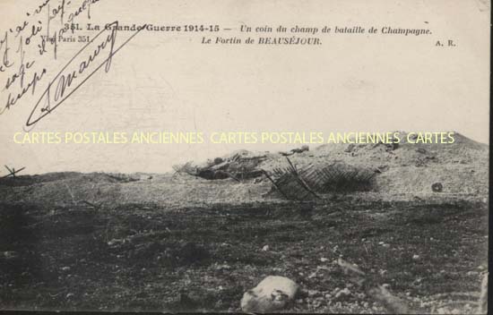 Cartes postales anciennes > CARTES POSTALES > carte postale ancienne > cartes-postales-ancienne.com Grand est Marne Minaucourt Le Mesnil