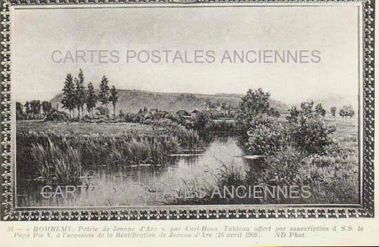Cartes postales anciennes > CARTES POSTALES > carte postale ancienne > cartes-postales-ancienne.com Grand est Vosges Domremy La Pucelle