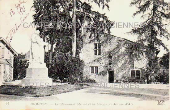 Cartes postales anciennes > CARTES POSTALES > carte postale ancienne > cartes-postales-ancienne.com Grand est Vosges Domremy La Pucelle