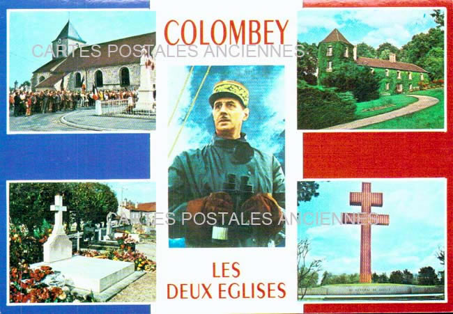 Cartes postales anciennes > CARTES POSTALES > carte postale ancienne > cartes-postales-ancienne.com Grand est Colombey Les Deux Eglises