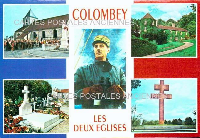 Cartes postales anciennes > CARTES POSTALES > carte postale ancienne > cartes-postales-ancienne.com Grand est Haute marne Colombey Les Deux Eglises