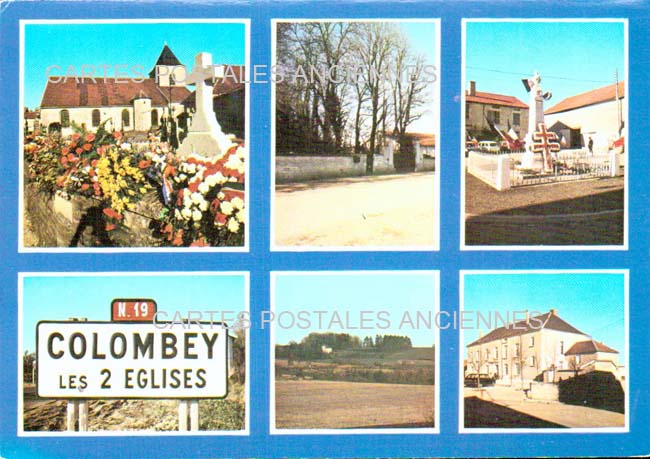 Cartes postales anciennes > CARTES POSTALES > carte postale ancienne > cartes-postales-ancienne.com Grand est Colombey Les Deux Eglises