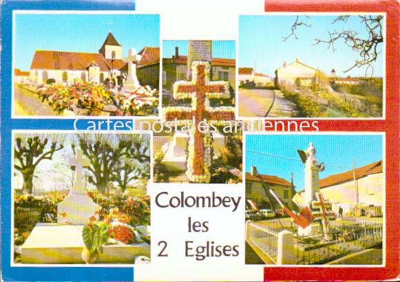 Cartes postales anciennes > CARTES POSTALES > carte postale ancienne > cartes-postales-ancienne.com Grand est Colombey Les Deux Eglises