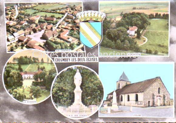 Cartes postales anciennes > CARTES POSTALES > carte postale ancienne > cartes-postales-ancienne.com Grand est Colombey Les Deux Eglises