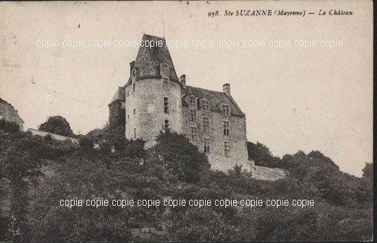 Cartes postales anciennes > CARTES POSTALES > carte postale ancienne > cartes-postales-ancienne.com Pays de la loire Mayenne Sainte Suzanne