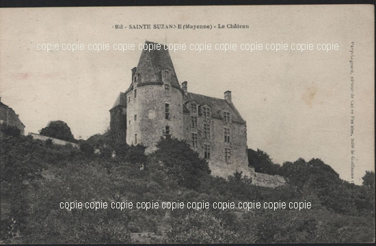 Cartes postales anciennes > CARTES POSTALES > carte postale ancienne > cartes-postales-ancienne.com Pays de la loire Mayenne Sainte Suzanne