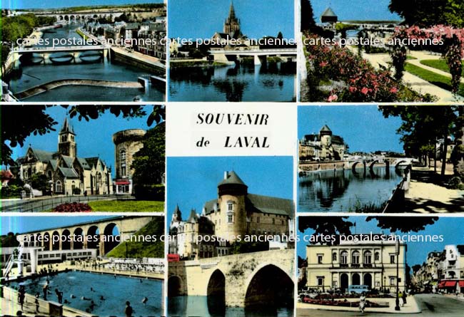 Cartes postales anciennes > CARTES POSTALES > carte postale ancienne > cartes-postales-ancienne.com Pays de la loire Mayenne Laval