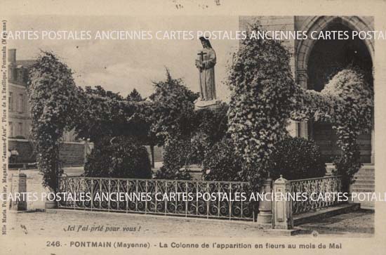 Cartes postales anciennes > CARTES POSTALES > carte postale ancienne > cartes-postales-ancienne.com Pays de la loire Mayenne Pontmain