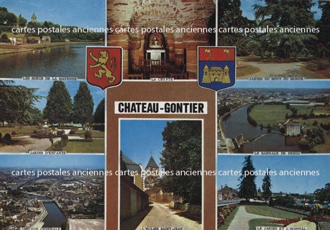 Cartes postales anciennes > CARTES POSTALES > carte postale ancienne > cartes-postales-ancienne.com Pays de la loire Mayenne Chateau Gontier