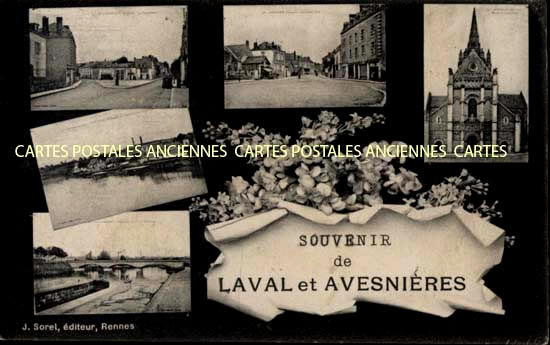 Cartes postales anciennes > CARTES POSTALES > carte postale ancienne > cartes-postales-ancienne.com Pays de la loire Mayenne Laval