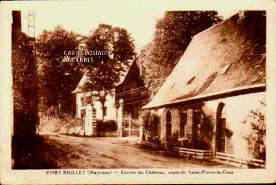 Cartes postales anciennes > CARTES POSTALES > carte postale ancienne > cartes-postales-ancienne.com Pays de la loire Mayenne Port Brillet