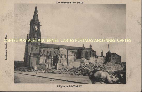 Cartes postales anciennes > CARTES POSTALES > carte postale ancienne > cartes-postales-ancienne.com Grand est Meurthe et moselle Baccarat