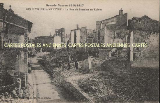 Cartes postales anciennes > CARTES POSTALES > carte postale ancienne > cartes-postales-ancienne.com Grand est Meurthe et moselle Gerbeviller