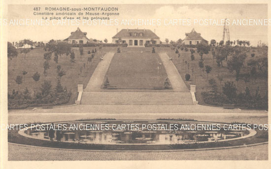 Cartes postales anciennes > CARTES POSTALES > carte postale ancienne > cartes-postales-ancienne.com Grand est Meuse Romagne Sous Montfaucon