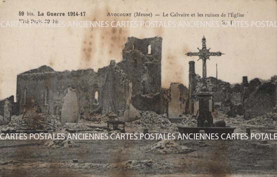 Cartes postales anciennes > CARTES POSTALES > carte postale ancienne > cartes-postales-ancienne.com Grand est Meuse Avocourt