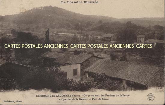 Cartes postales anciennes > CARTES POSTALES > carte postale ancienne > cartes-postales-ancienne.com Grand est Meuse Clermont En Argonne