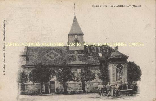Cartes postales anciennes > CARTES POSTALES > carte postale ancienne > cartes-postales-ancienne.com Grand est Meuse Andernay