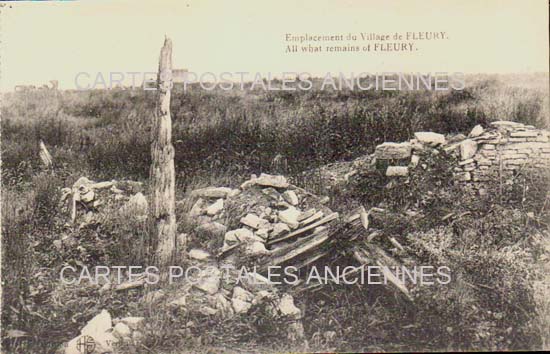 Cartes postales anciennes > CARTES POSTALES > carte postale ancienne > cartes-postales-ancienne.com Grand est Meuse Fleury Devant Douaumont