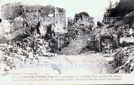 Cartes postales anciennes > CARTES POSTALES > carte postale ancienne > cartes-postales-ancienne.com Grand est Clermont En Argonne