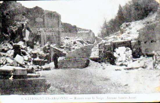 Cartes postales anciennes > CARTES POSTALES > carte postale ancienne > cartes-postales-ancienne.com Grand est Clermont En Argonne