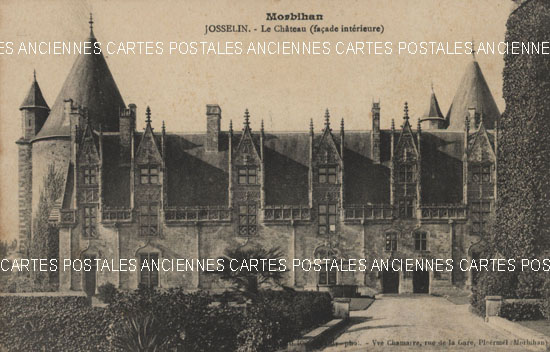 Cartes postales anciennes > CARTES POSTALES > carte postale ancienne > cartes-postales-ancienne.com Bretagne Josselin