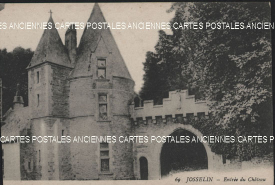Cartes postales anciennes > CARTES POSTALES > carte postale ancienne > cartes-postales-ancienne.com Bretagne Josselin