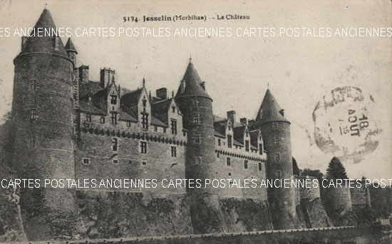 Cartes postales anciennes > CARTES POSTALES > carte postale ancienne > cartes-postales-ancienne.com Bretagne Josselin